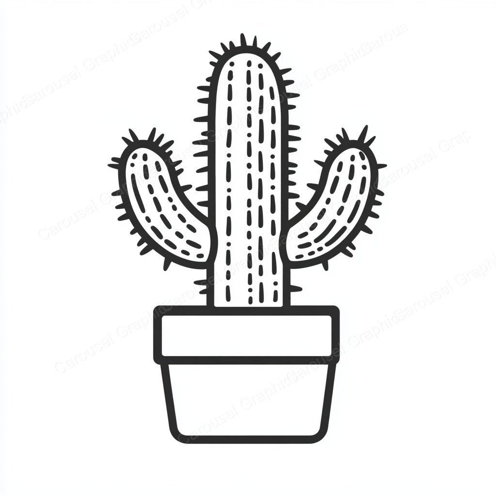 Cactus Vector Graphic preview