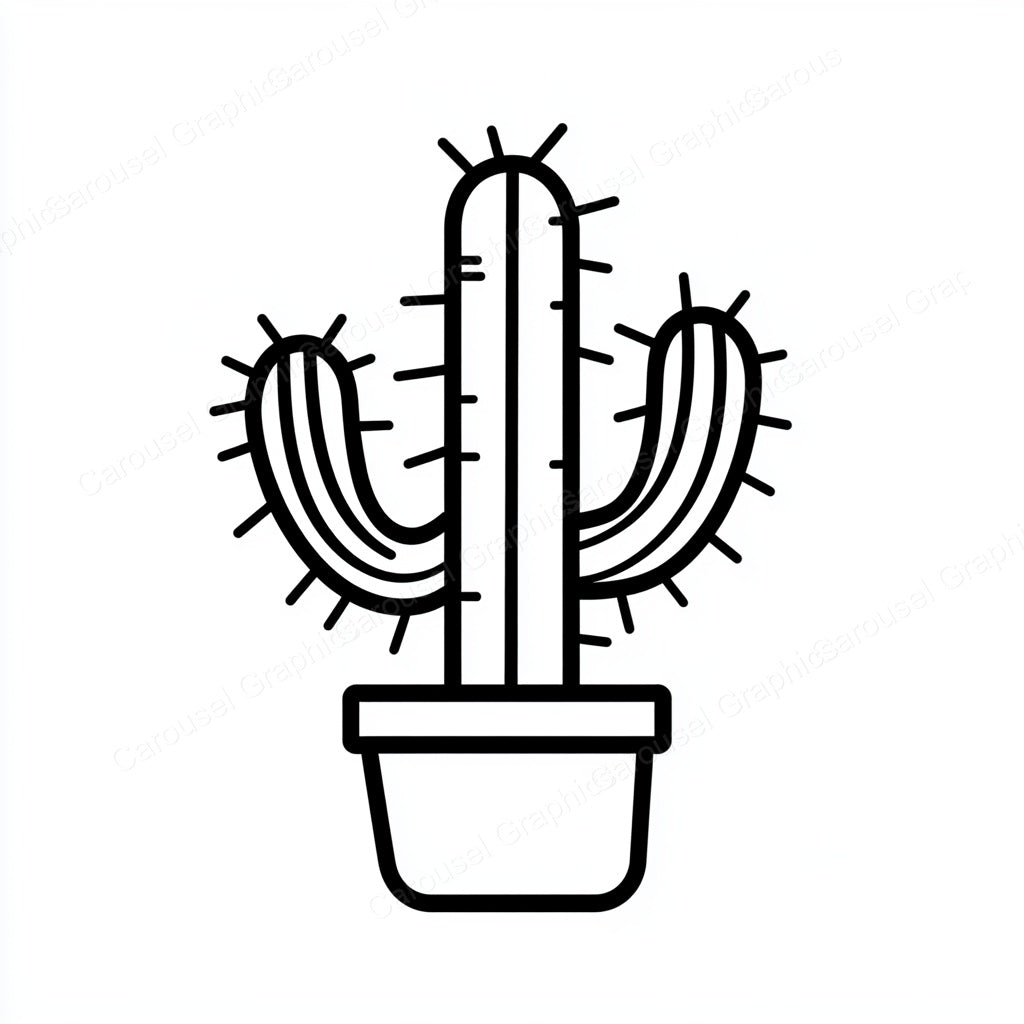 Cactus Vector Graphic preview