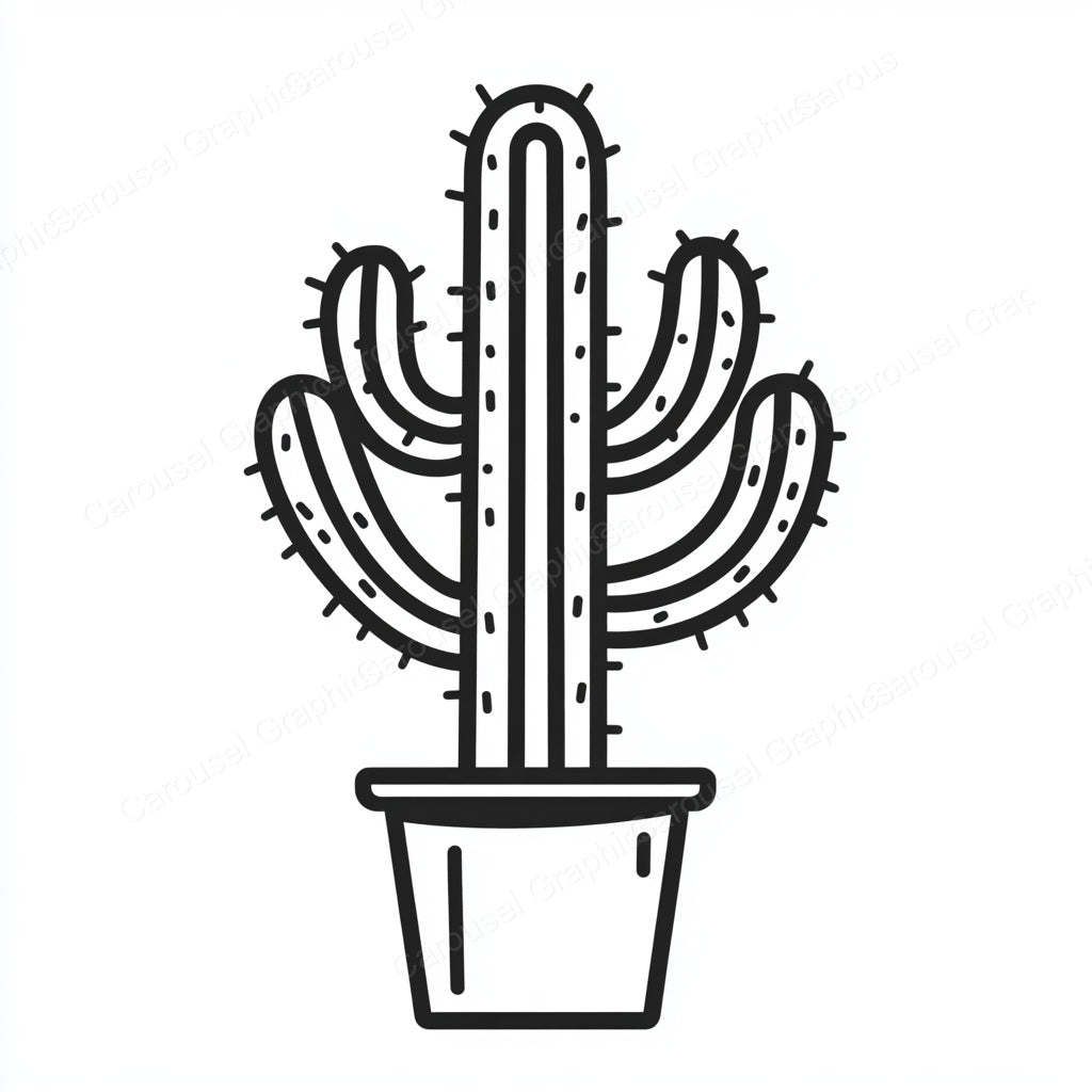 Cactus Vector Graphic preview