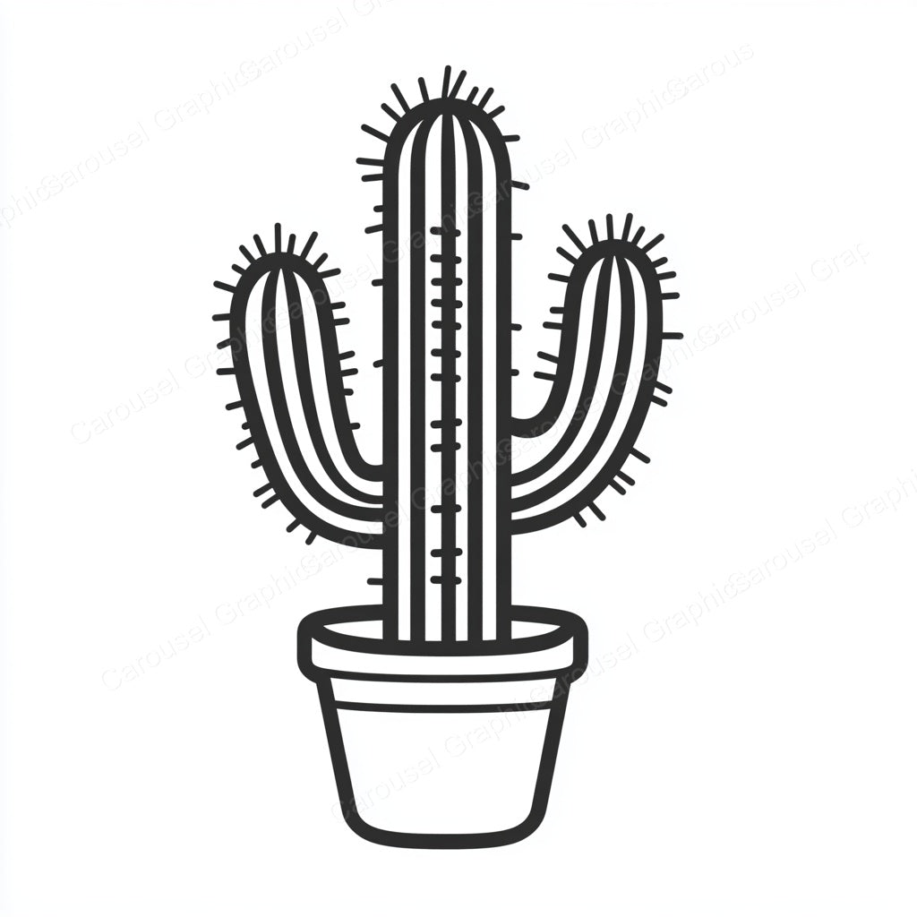 Cactus Vector Graphic preview