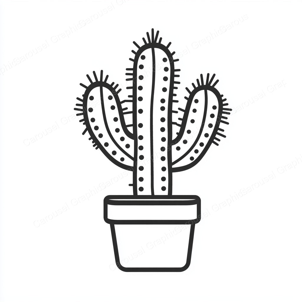 Cactus Vector Graphic preview