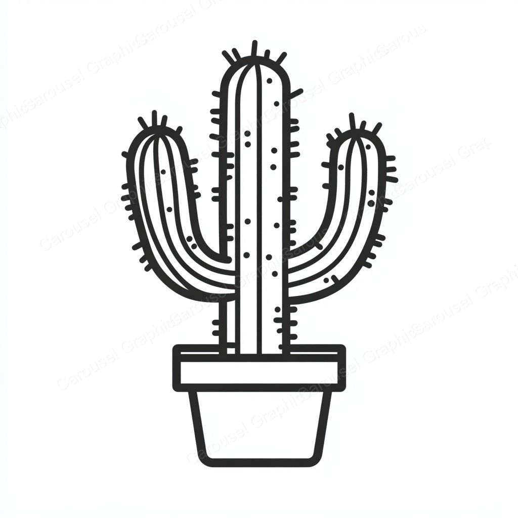 Cactus Vector Graphic preview
