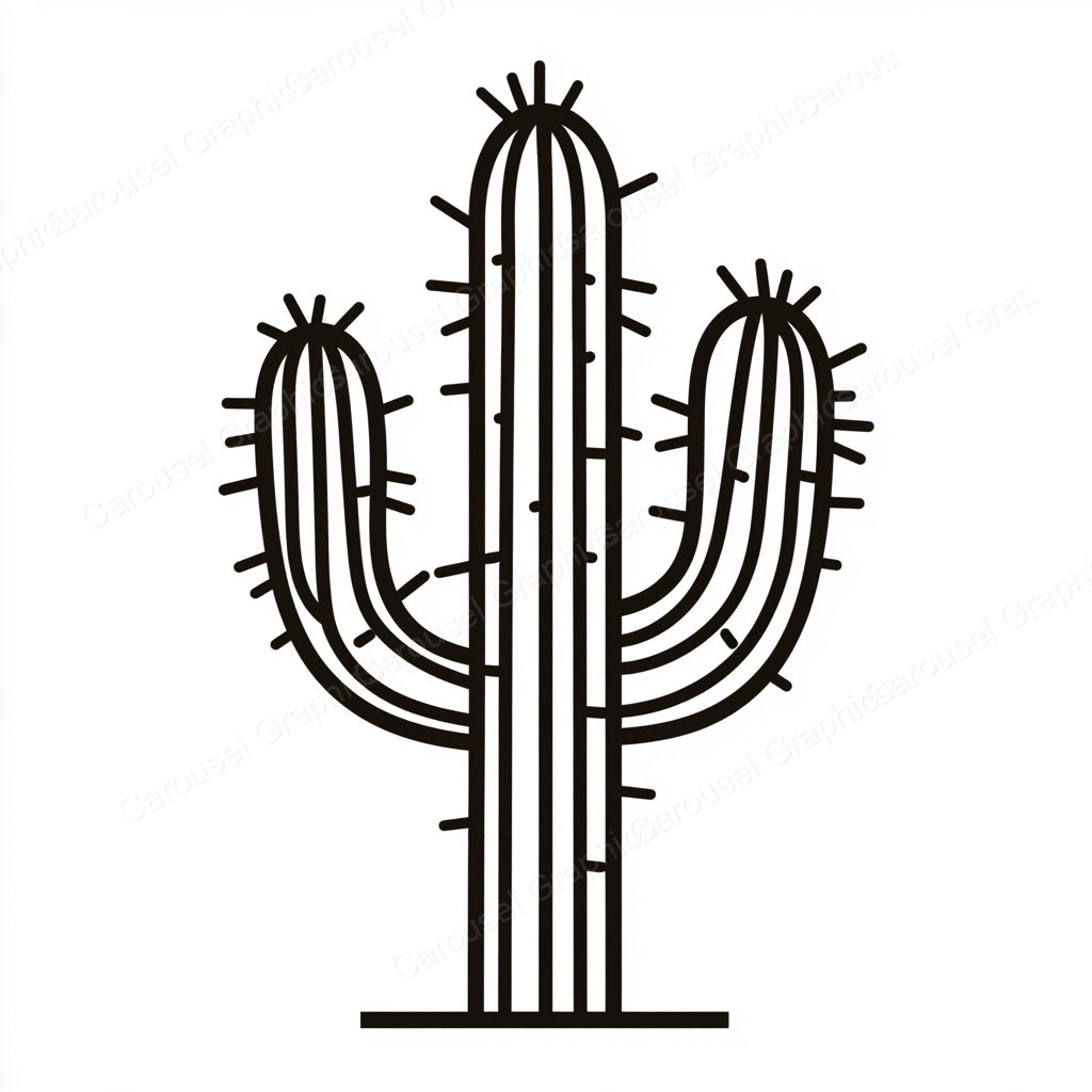 Cactus Vector Graphic preview