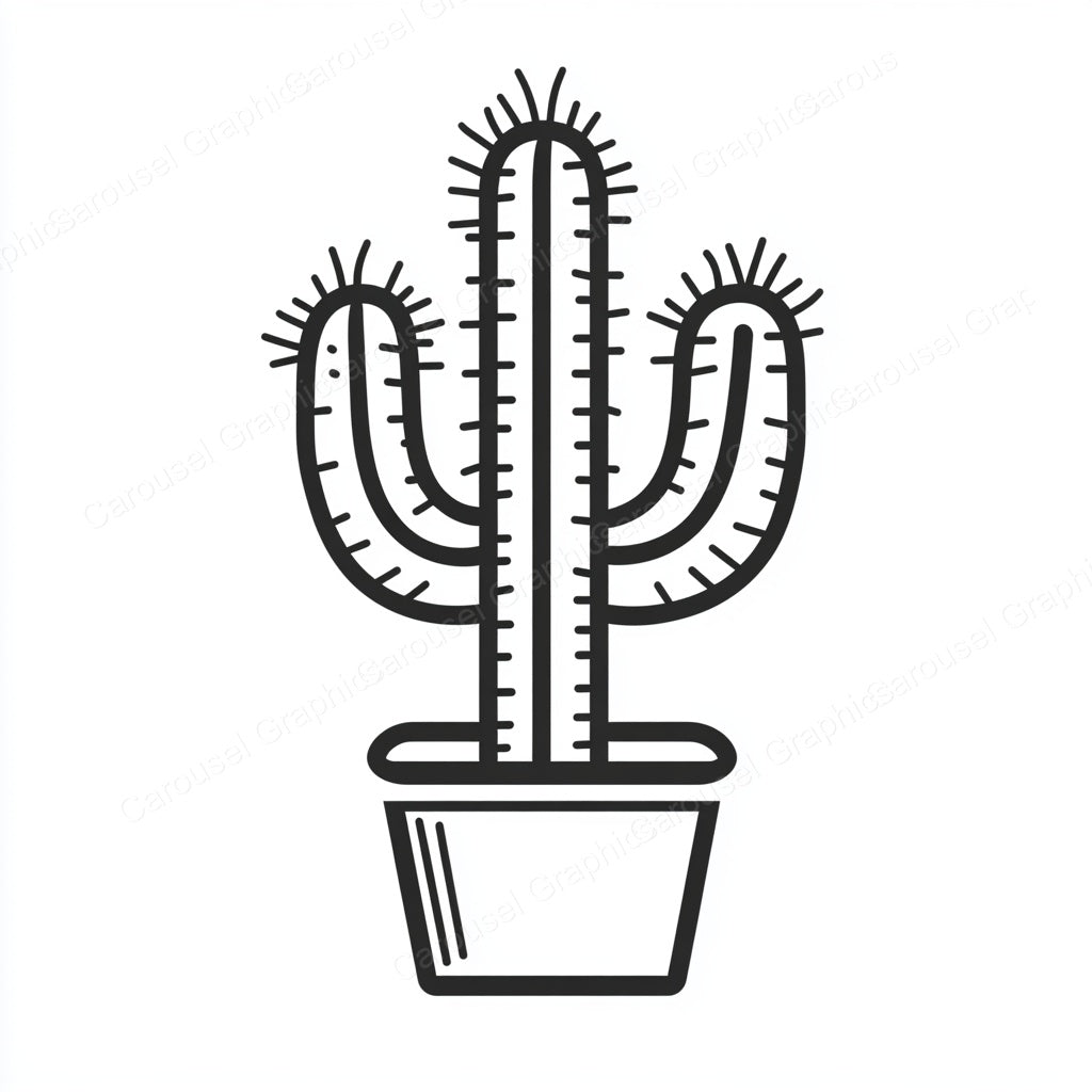 Cactus Vector Graphic preview