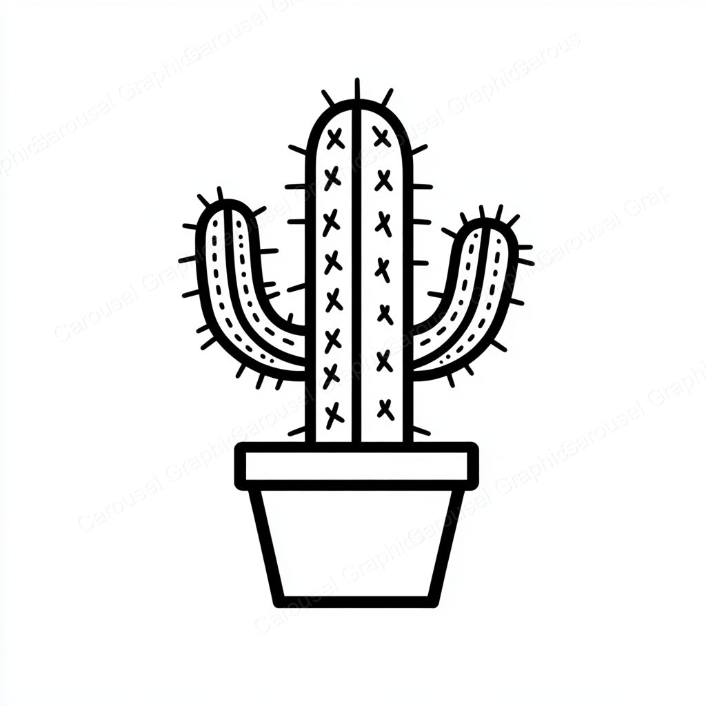 Cactus Vector Graphic preview