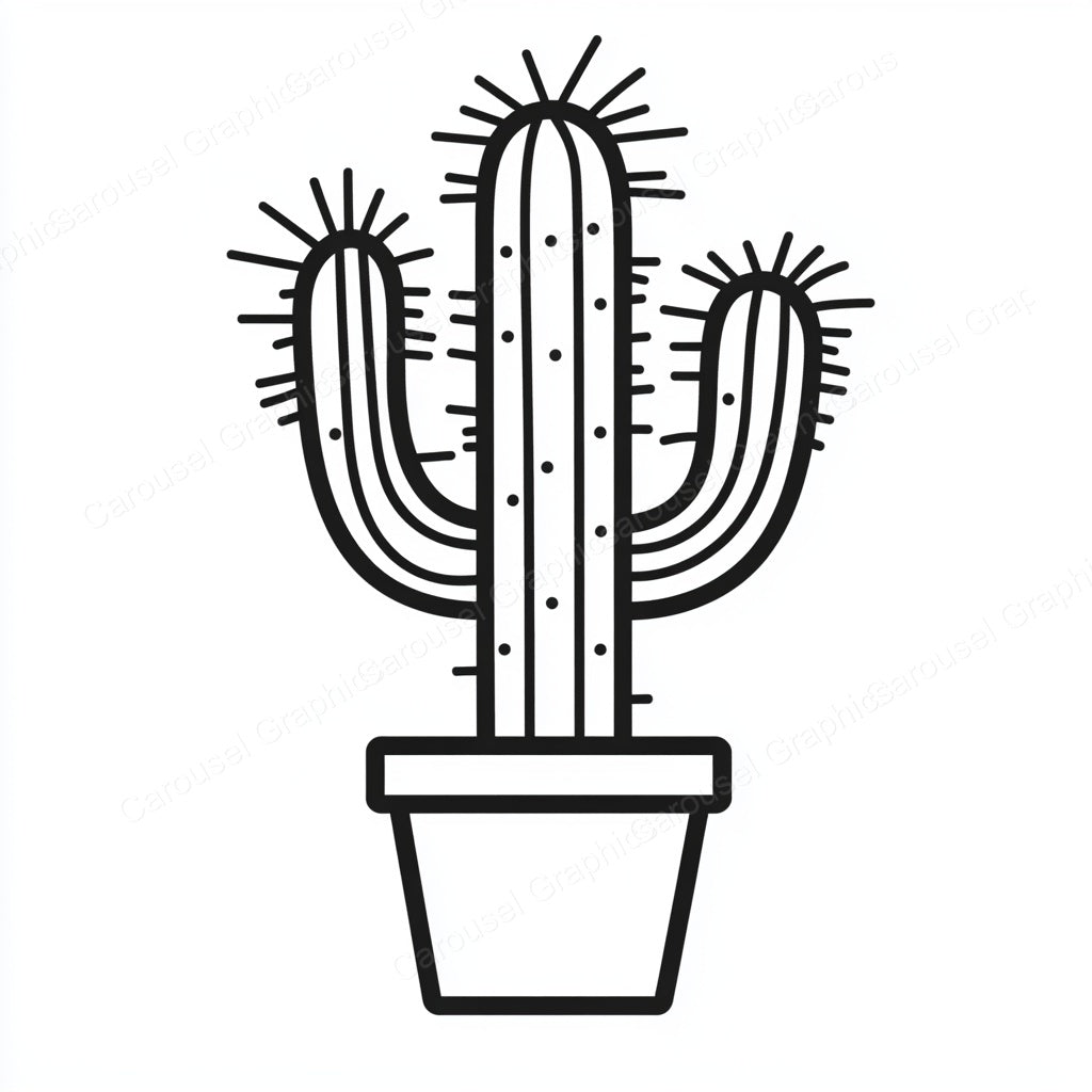 Cactus Vector Graphic preview