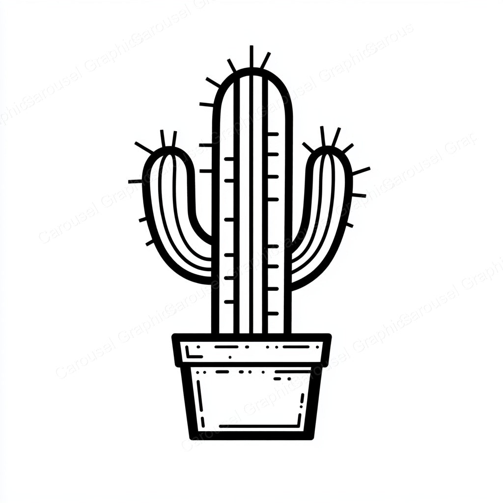 Cactus Vector Graphic preview