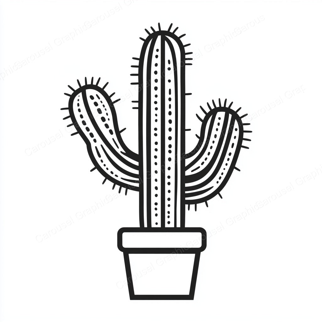 Cactus Vector Graphic preview