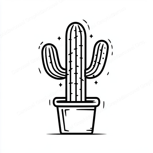 Cactus Vector Graphic preview