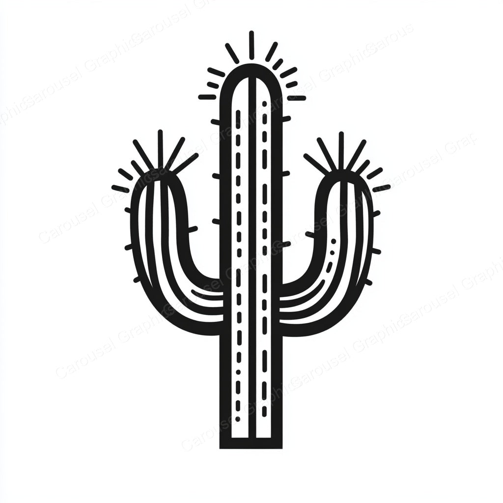 Cactus Vector Graphic preview