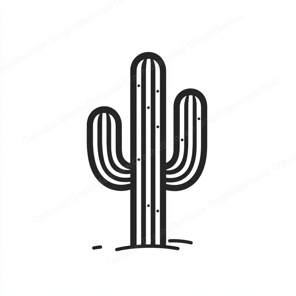 Cactus Vector Graphic preview