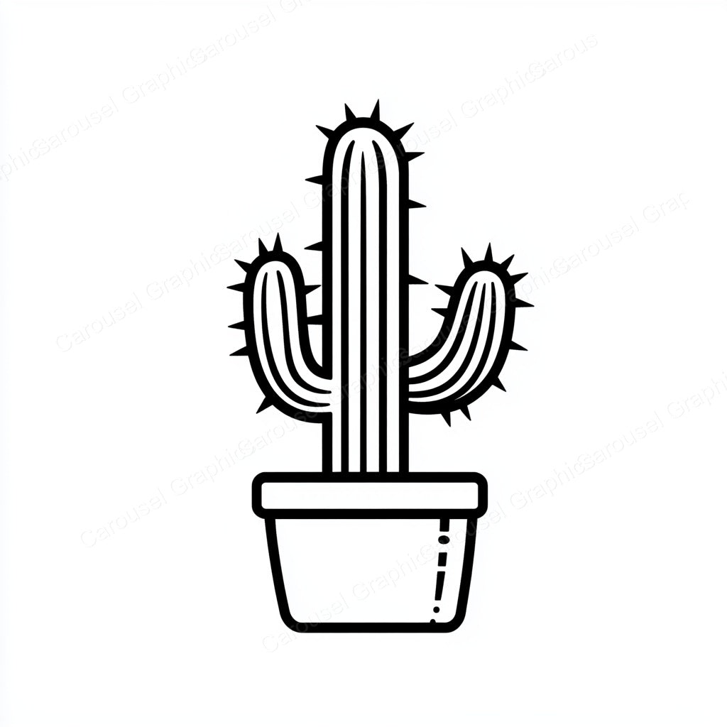 Cactus Vector Graphic preview