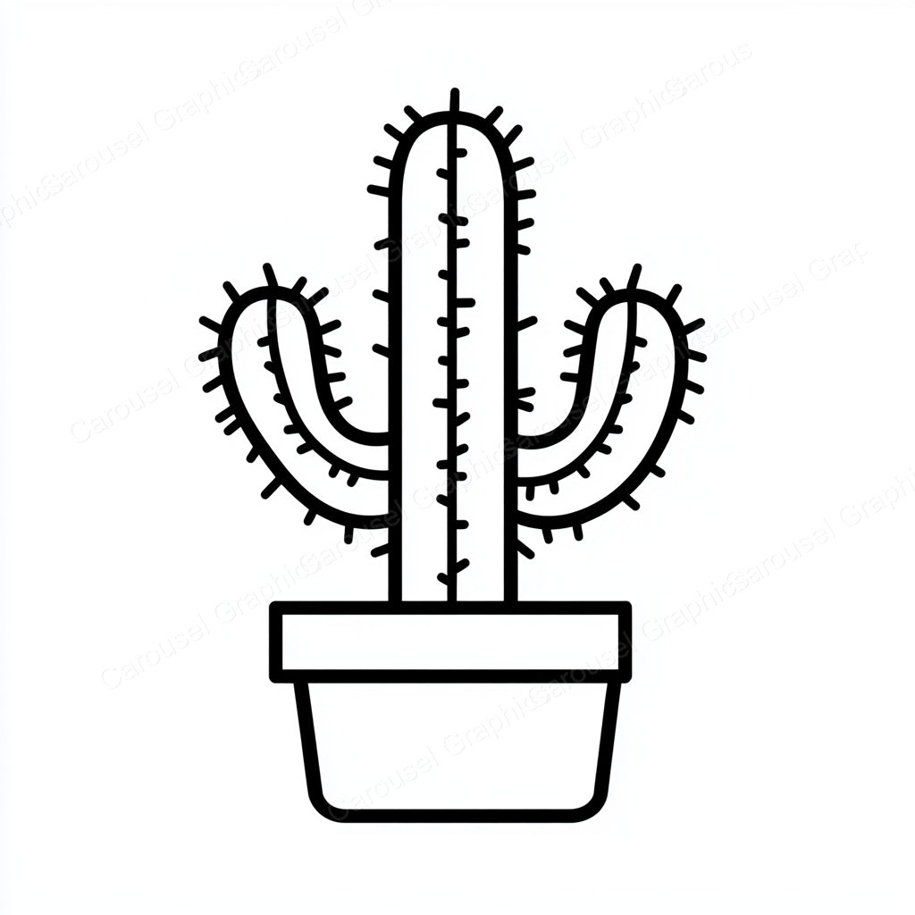 Cactus Vector Graphic preview