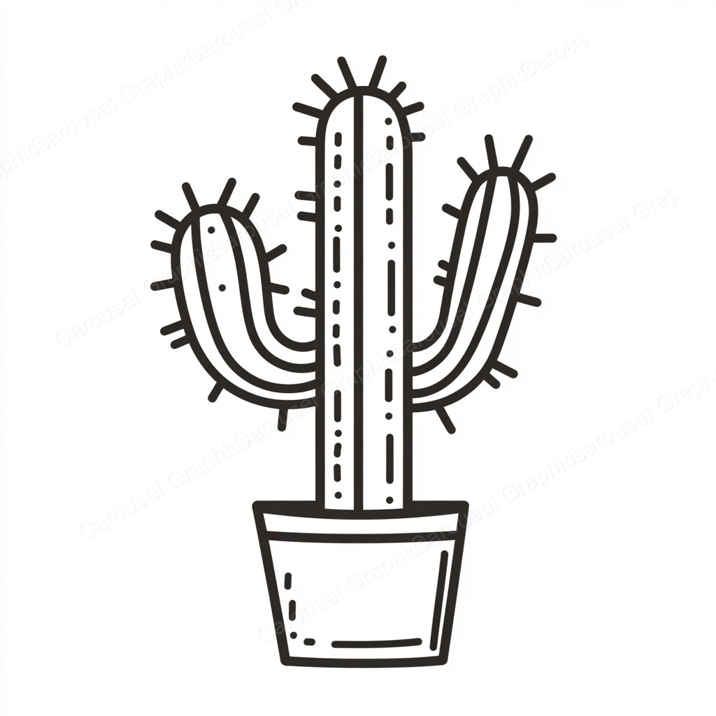Cactus Vector Graphic preview