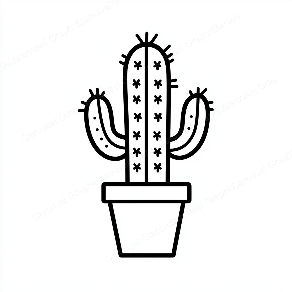 Cactus Vector Graphic preview
