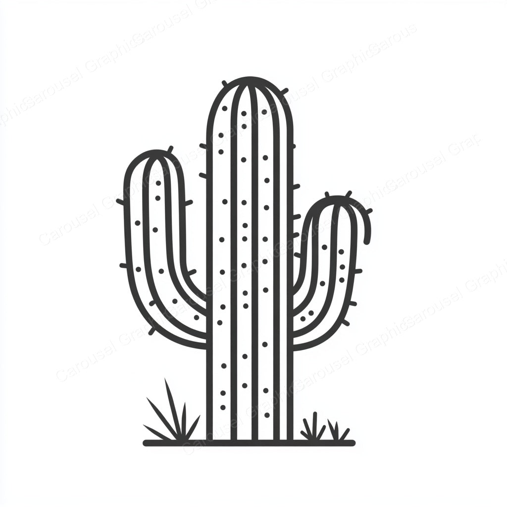 Cactus Vector Graphic preview