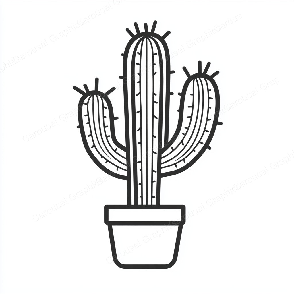 Cactus Vector Graphic preview