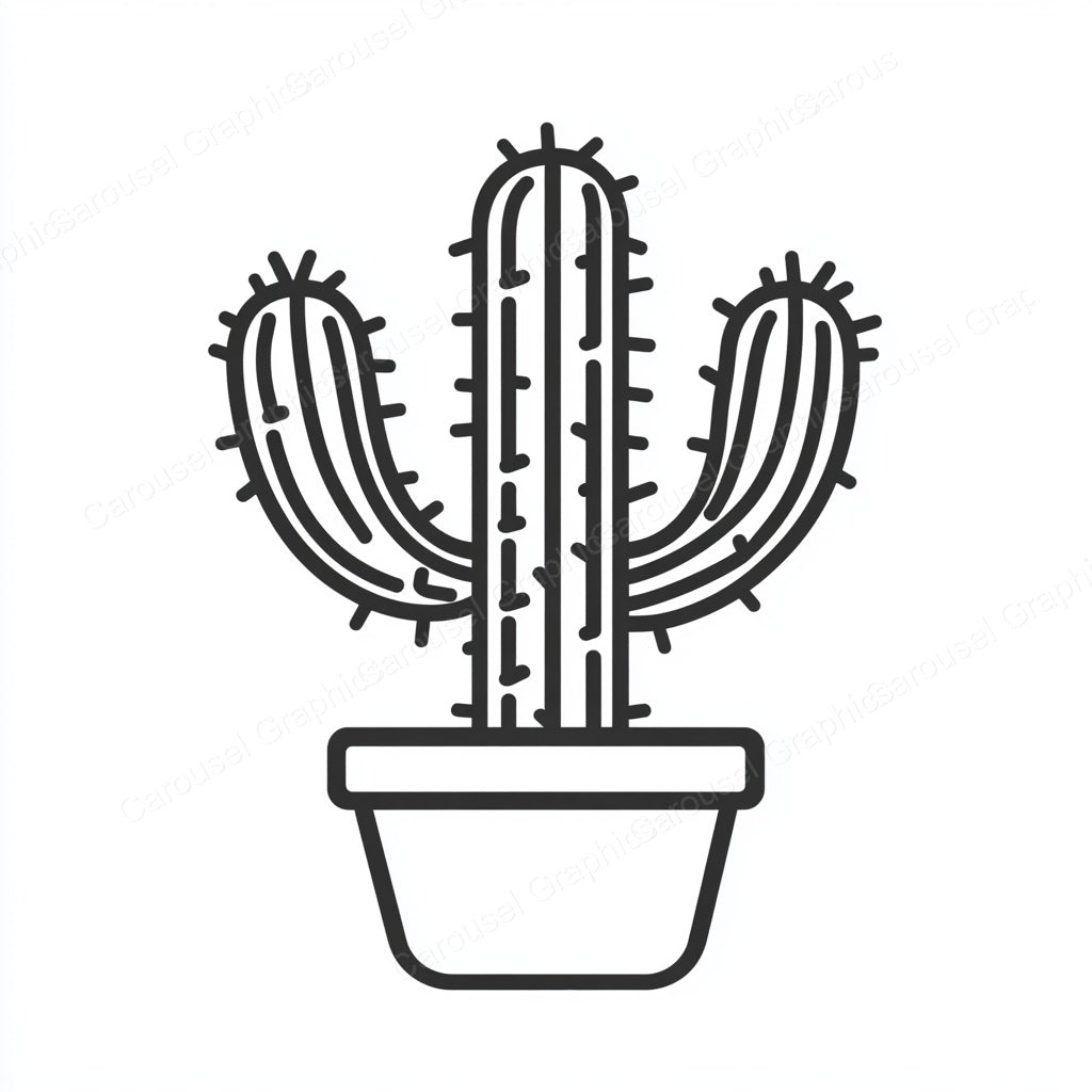 Cactus Vector Graphic preview