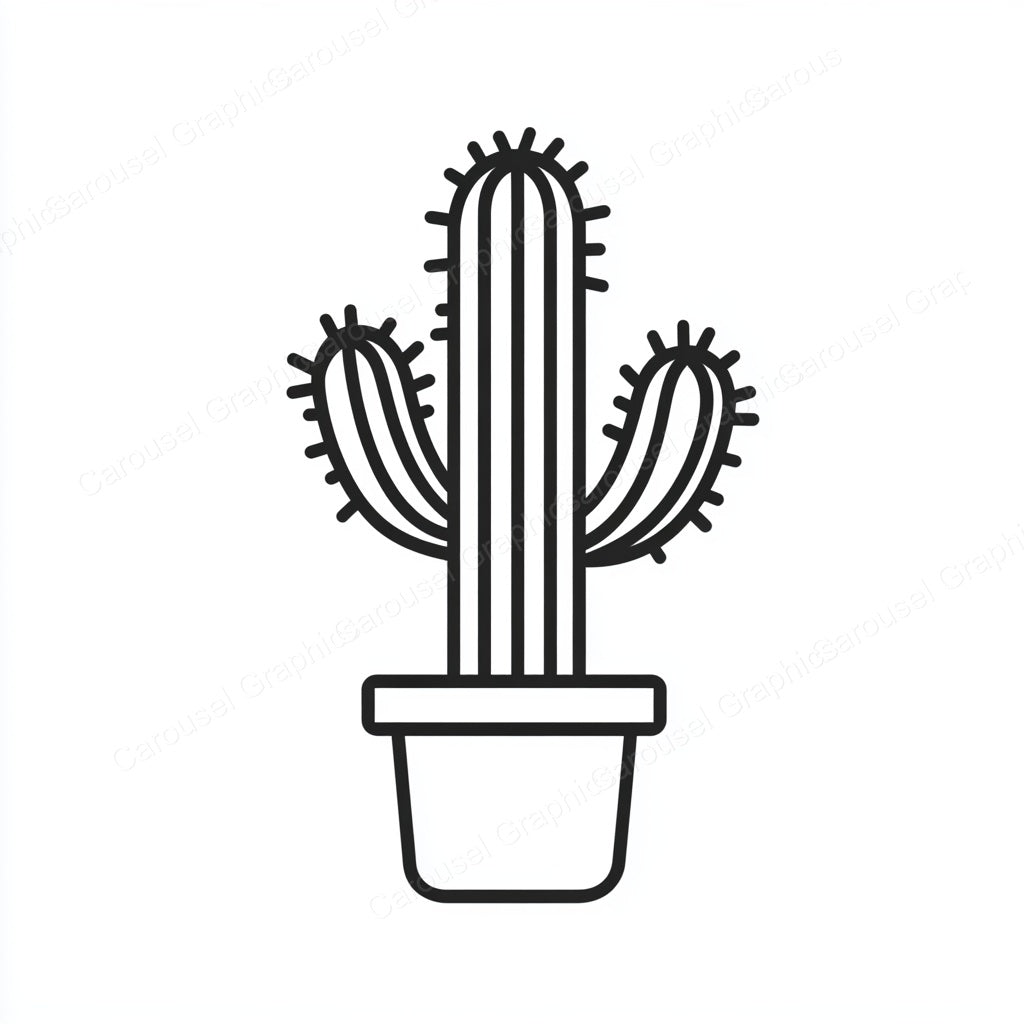 Cactus Vector Graphic preview