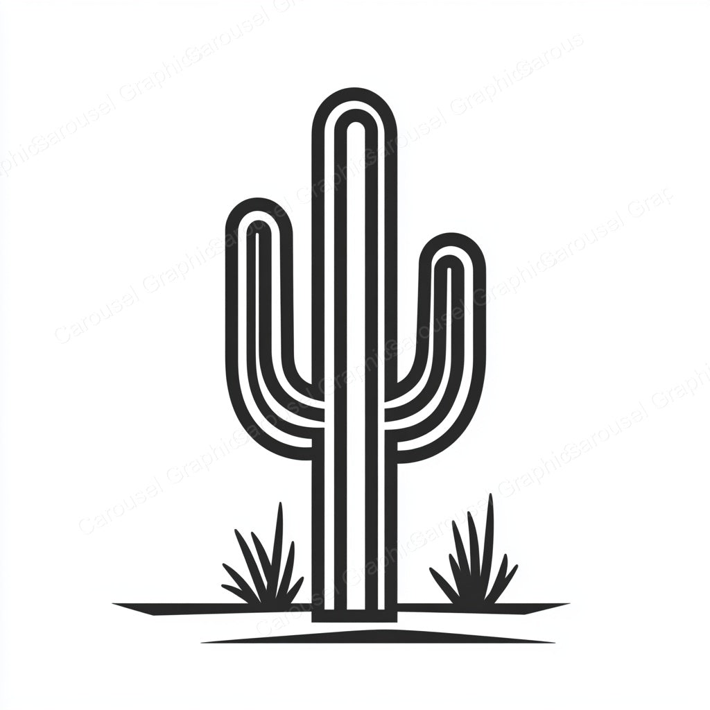 Cactus Vector Graphic preview