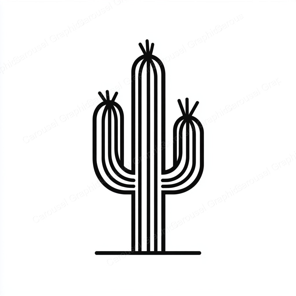 Cactus Vector Graphic preview