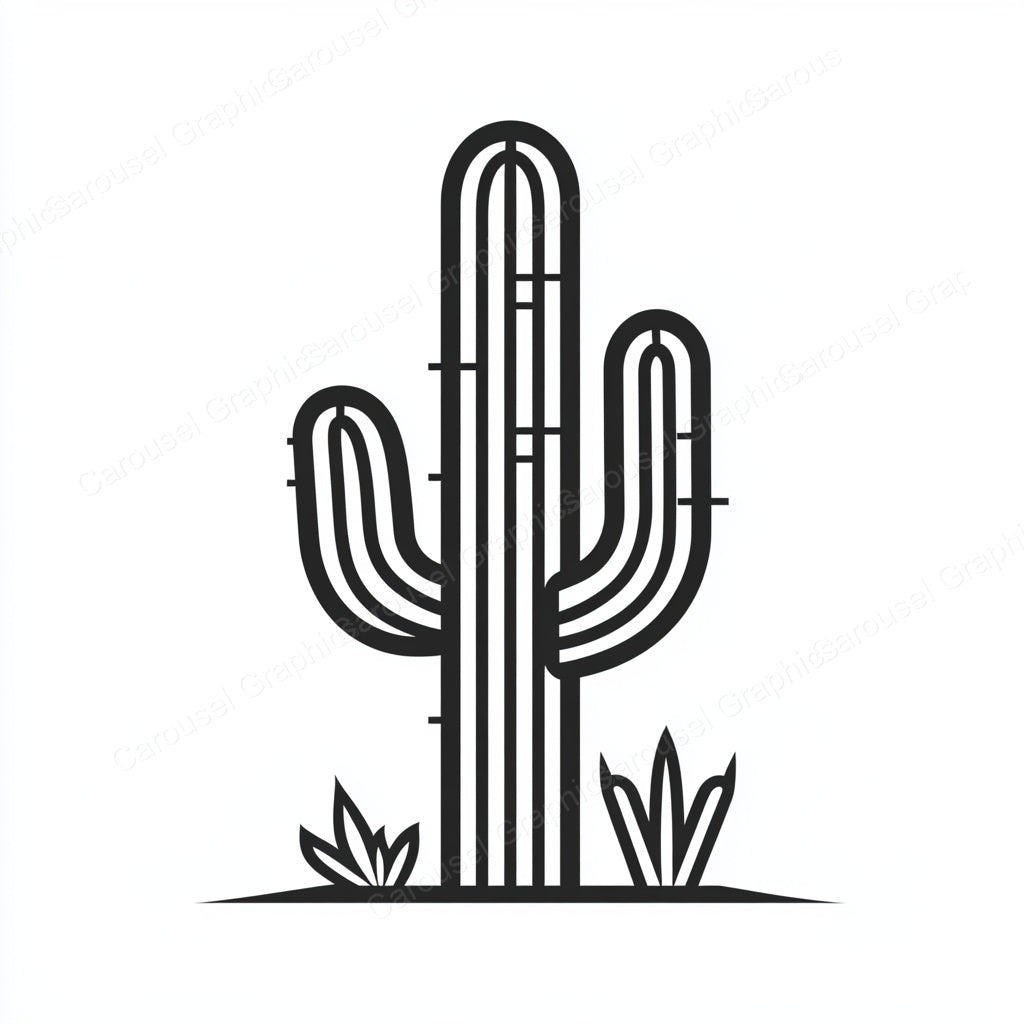 Cactus Vector Graphic preview