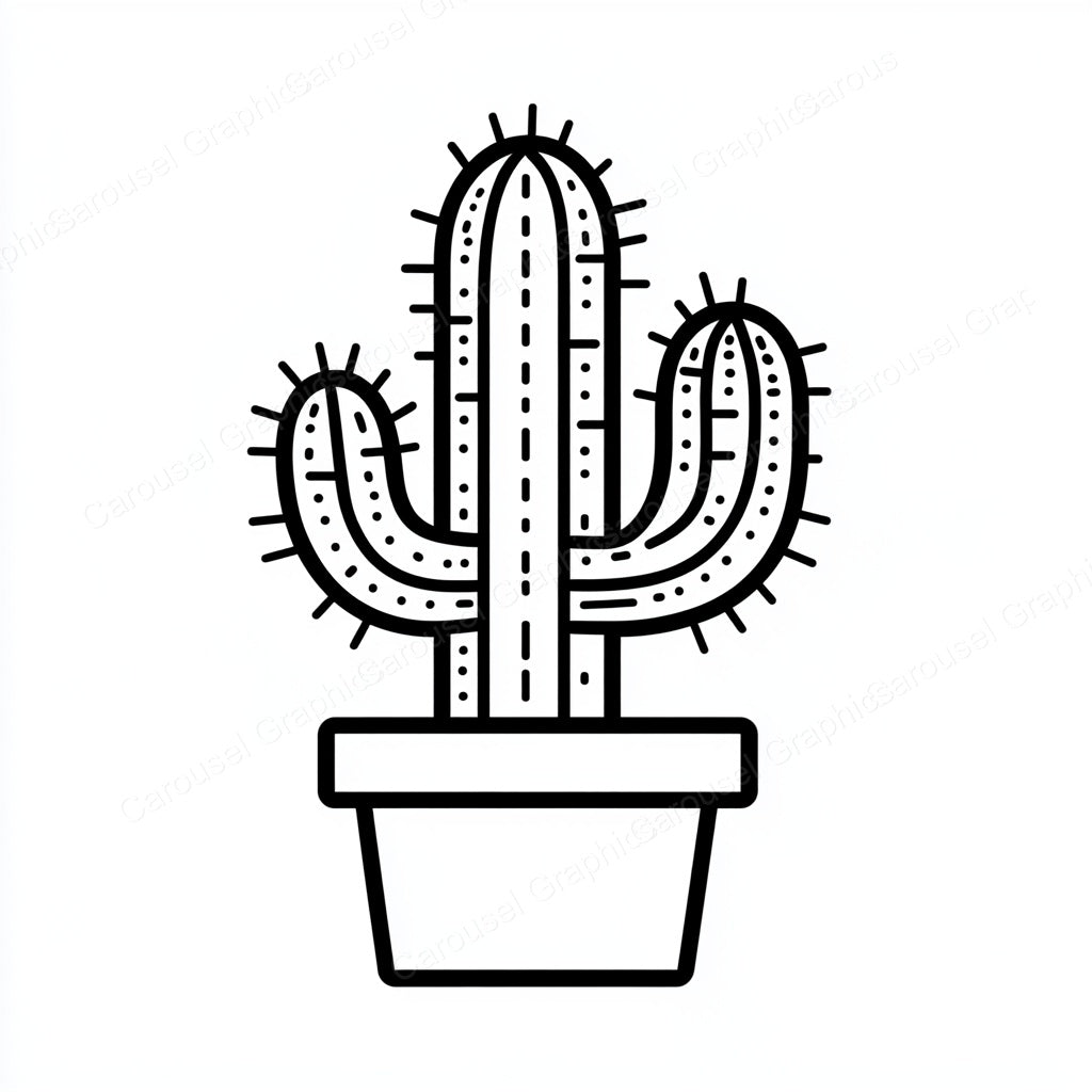 Cactus Vector Graphic preview