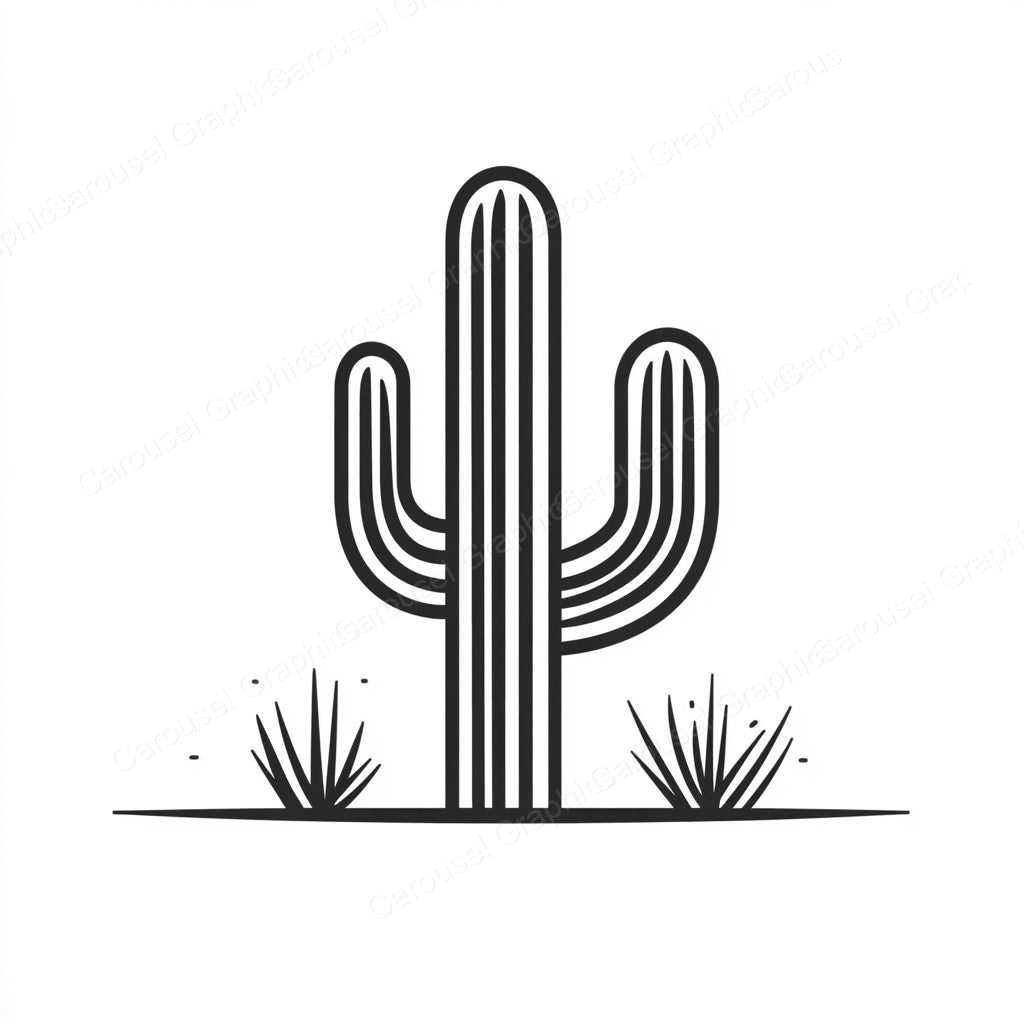 Cactus Vector Graphic preview
