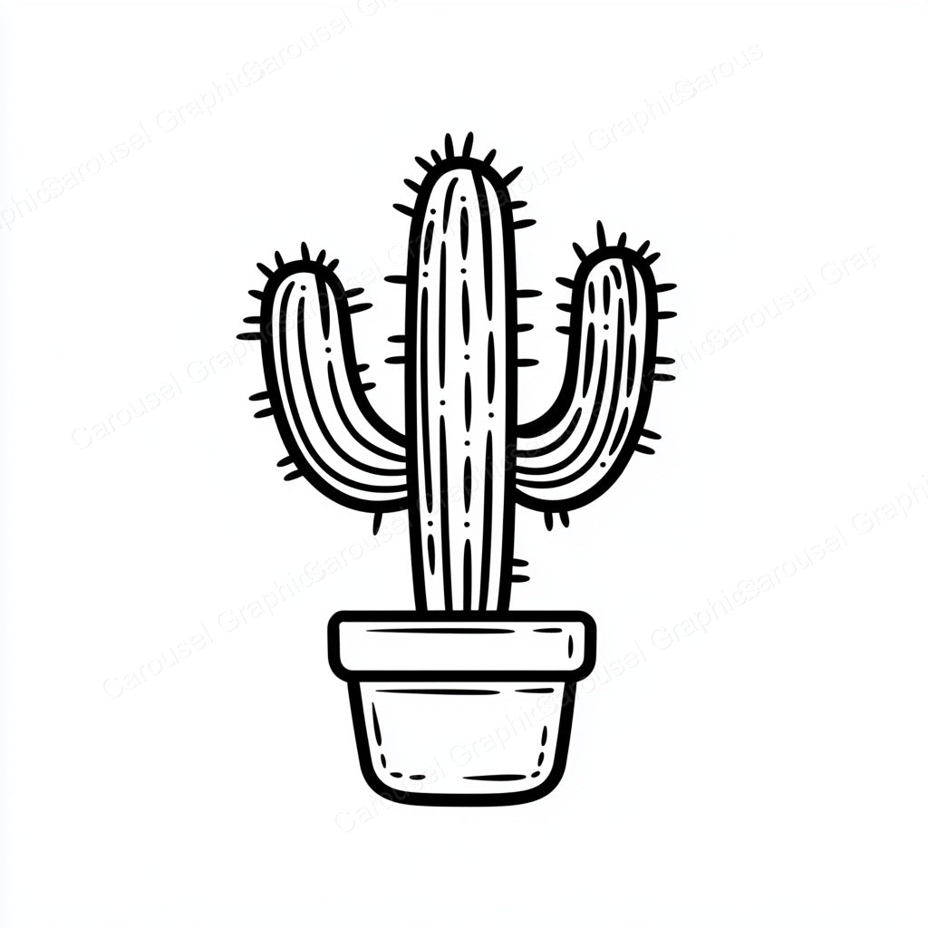 Cactus Vector Graphic preview