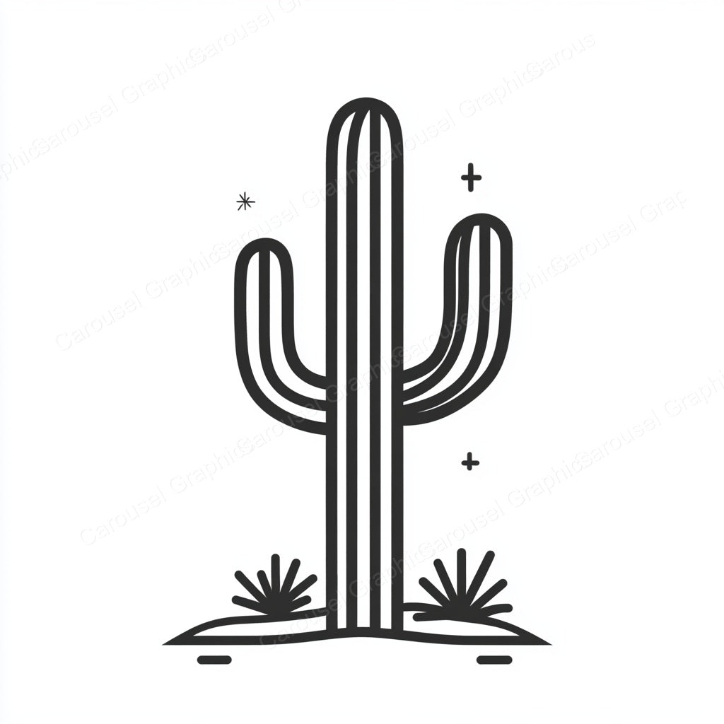 Cactus Vector Graphic preview