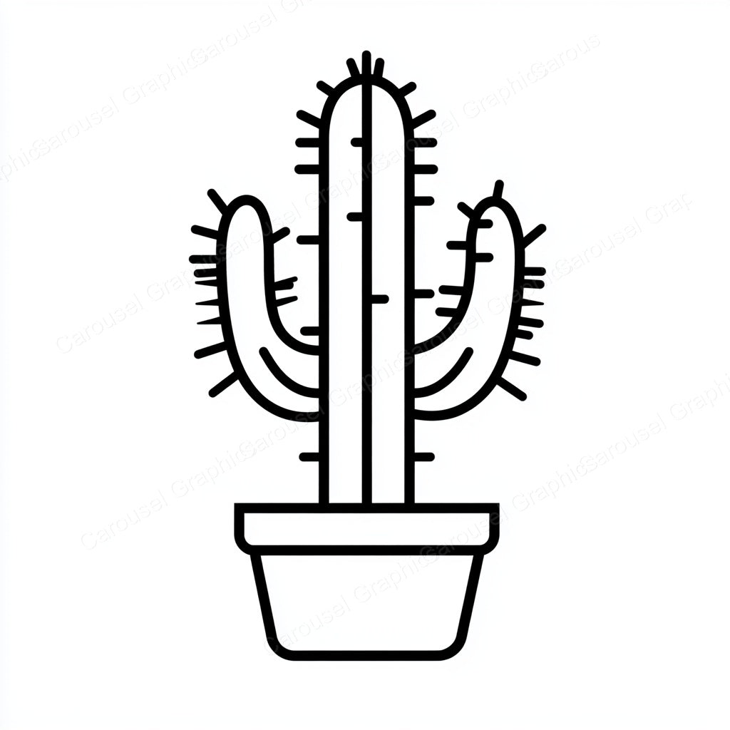 Cactus Vector Graphic preview