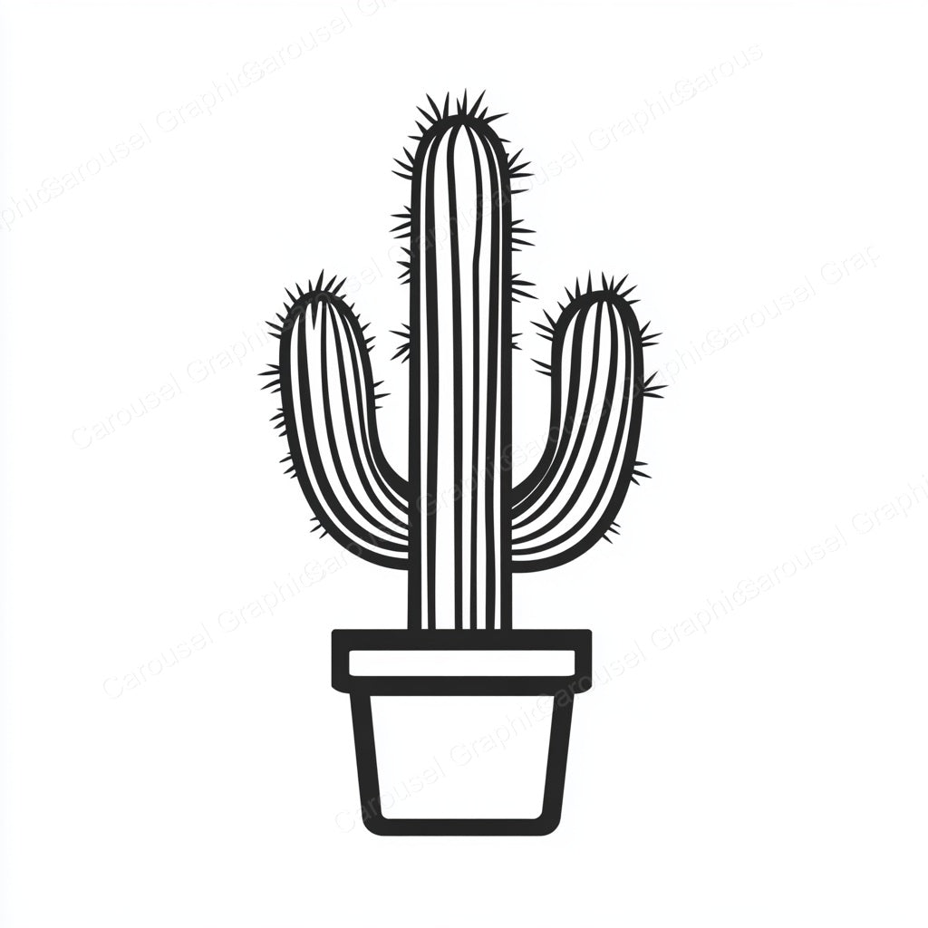 Cactus Vector Graphic preview