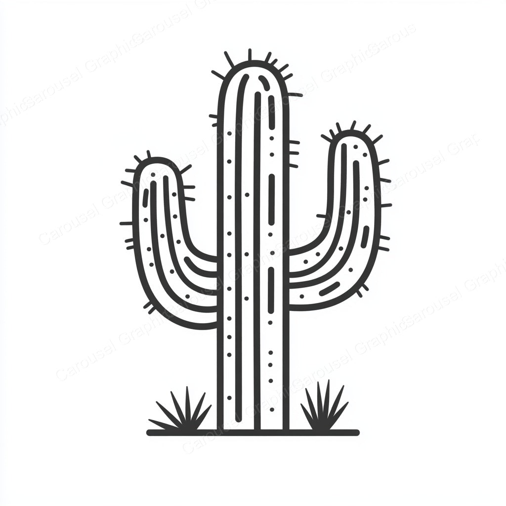 Cactus Vector Graphic preview