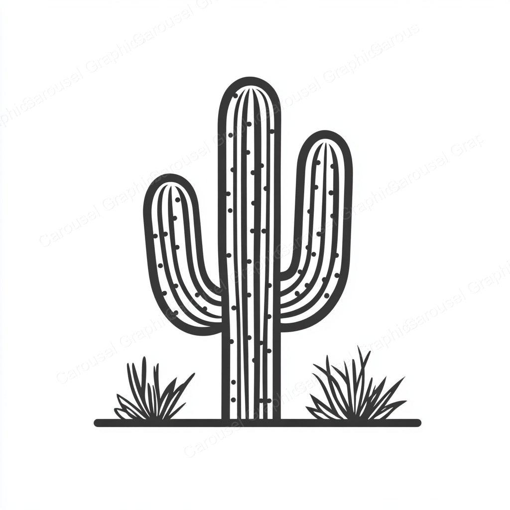 Cactus Vector Graphic preview