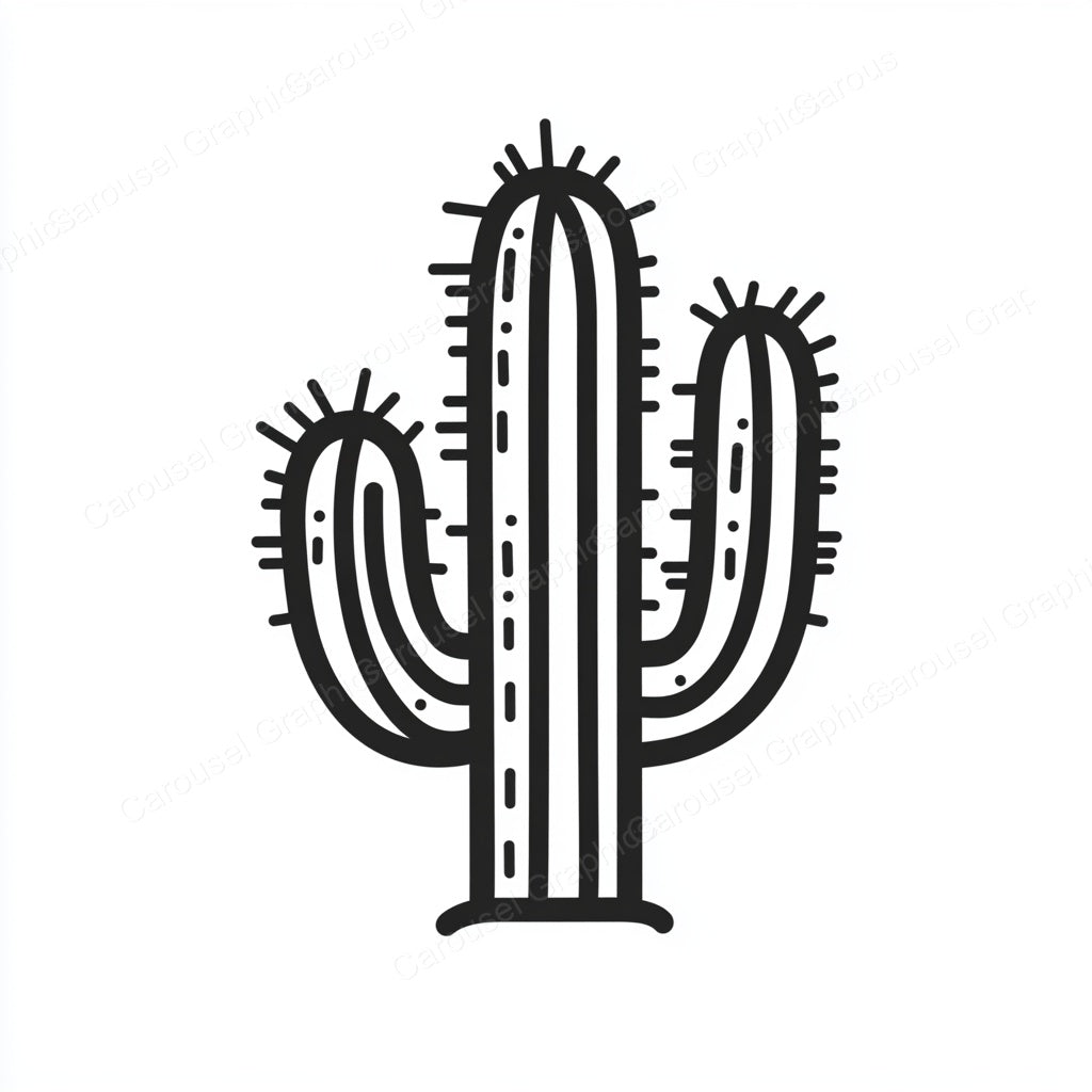 Cactus Vector Graphic preview
