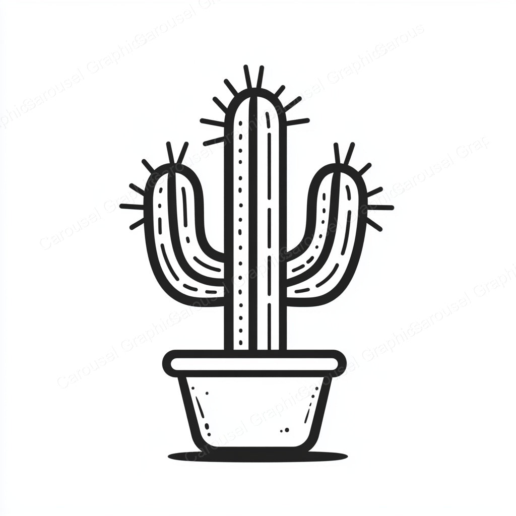 Cactus Vector Graphic preview