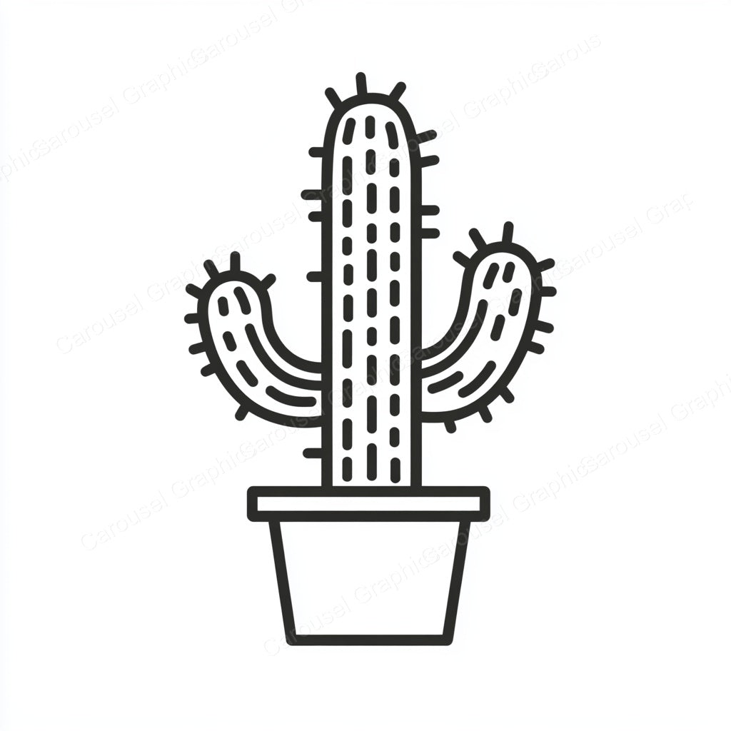 Cactus Vector Graphic preview
