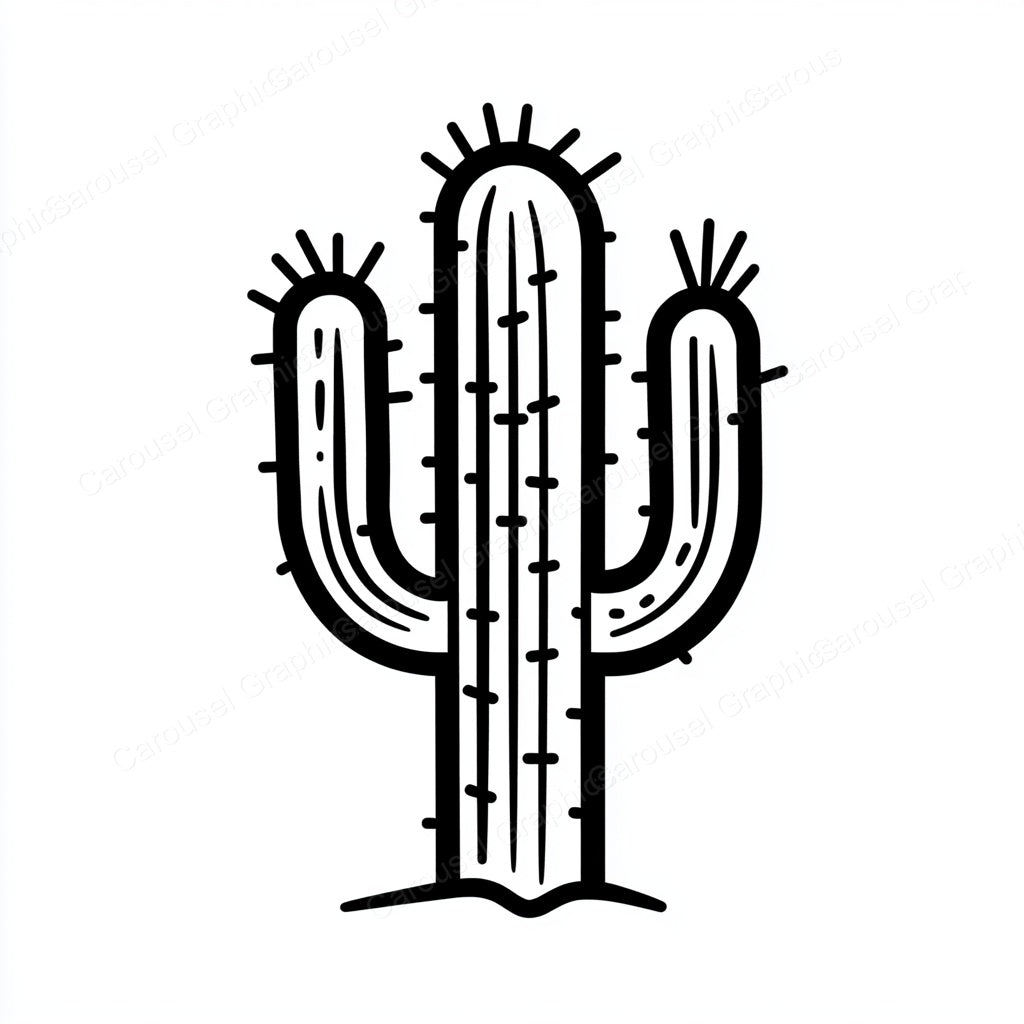 Cactus Vector Graphic preview