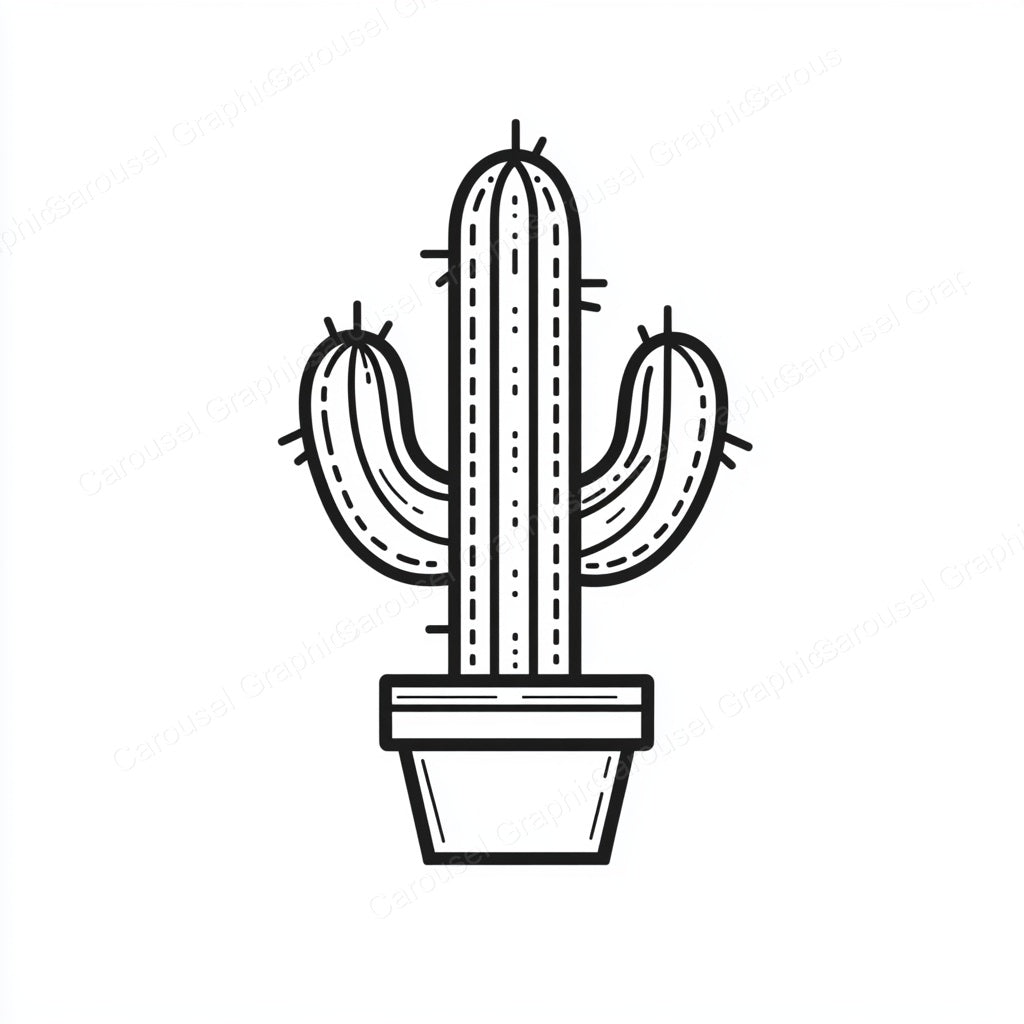 Cactus Vector Graphic preview
