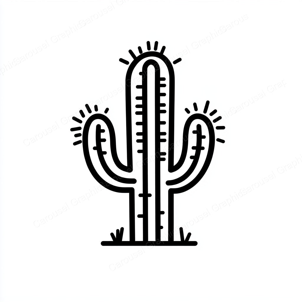 Cactus Vector Graphic preview