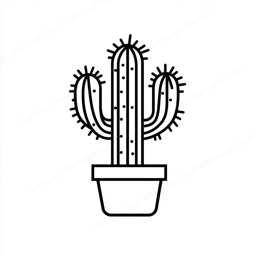 Cactus Vector Graphic preview