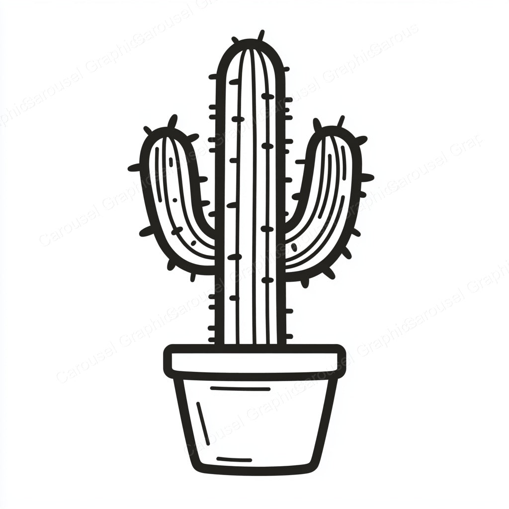 Cactus Vector Graphic preview