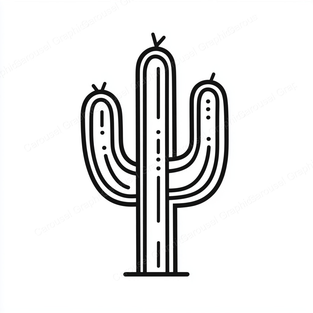 Cactus Vector Graphic preview