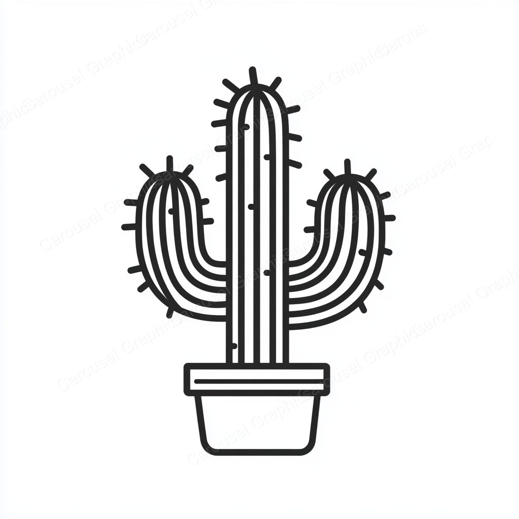 Cactus Vector Graphic preview