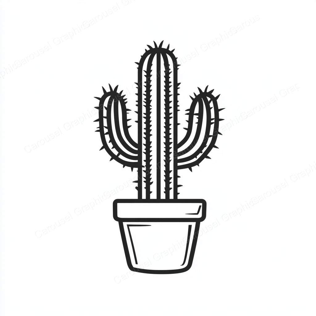 Cactus Vector Graphic preview