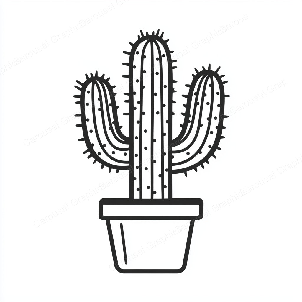 Cactus Vector Graphic preview