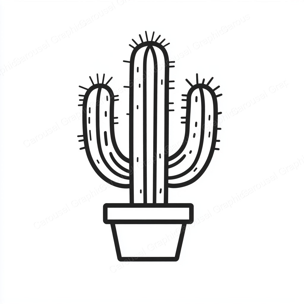 Cactus Vector Graphic preview
