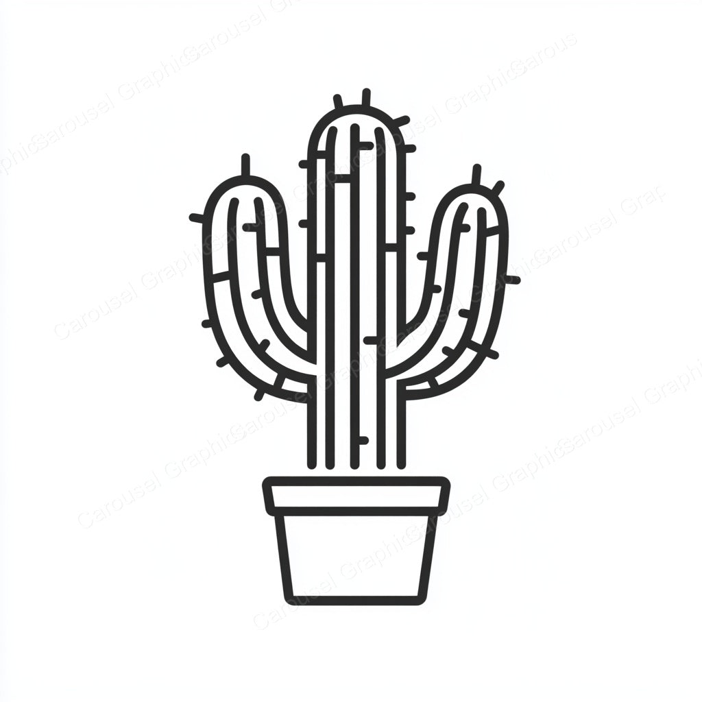 Cactus Vector Graphic preview