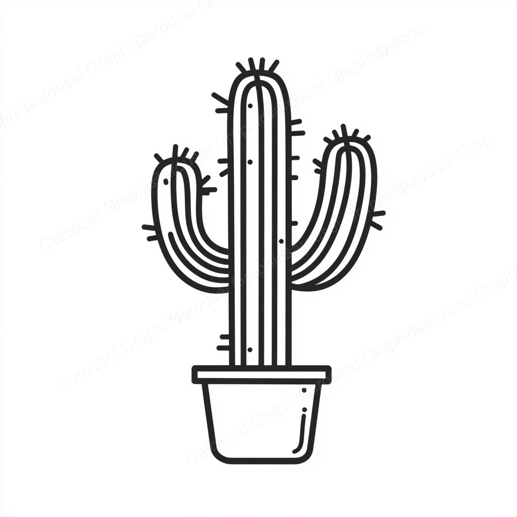 Cactus Vector Graphic preview