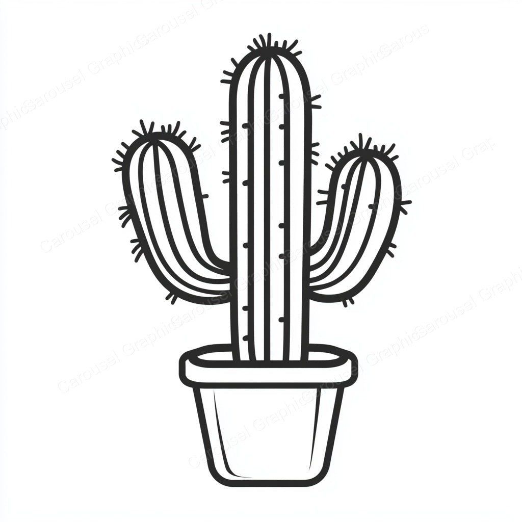Cactus Vector Graphic preview